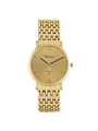 Case Gold Plated Stainless Steel Dial Champagne Dial Baton Bracelet