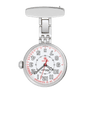 Case Stainless Steel Dial White Dial Arabic Black Lanyard And Retractable Real