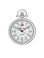 Case Rhodium Plated Stainless Steel Dial White Dial Arabic 