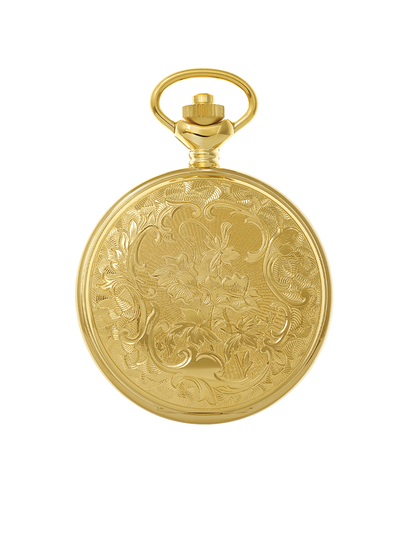 Case Gold Plated Dial White Dial Arabic 