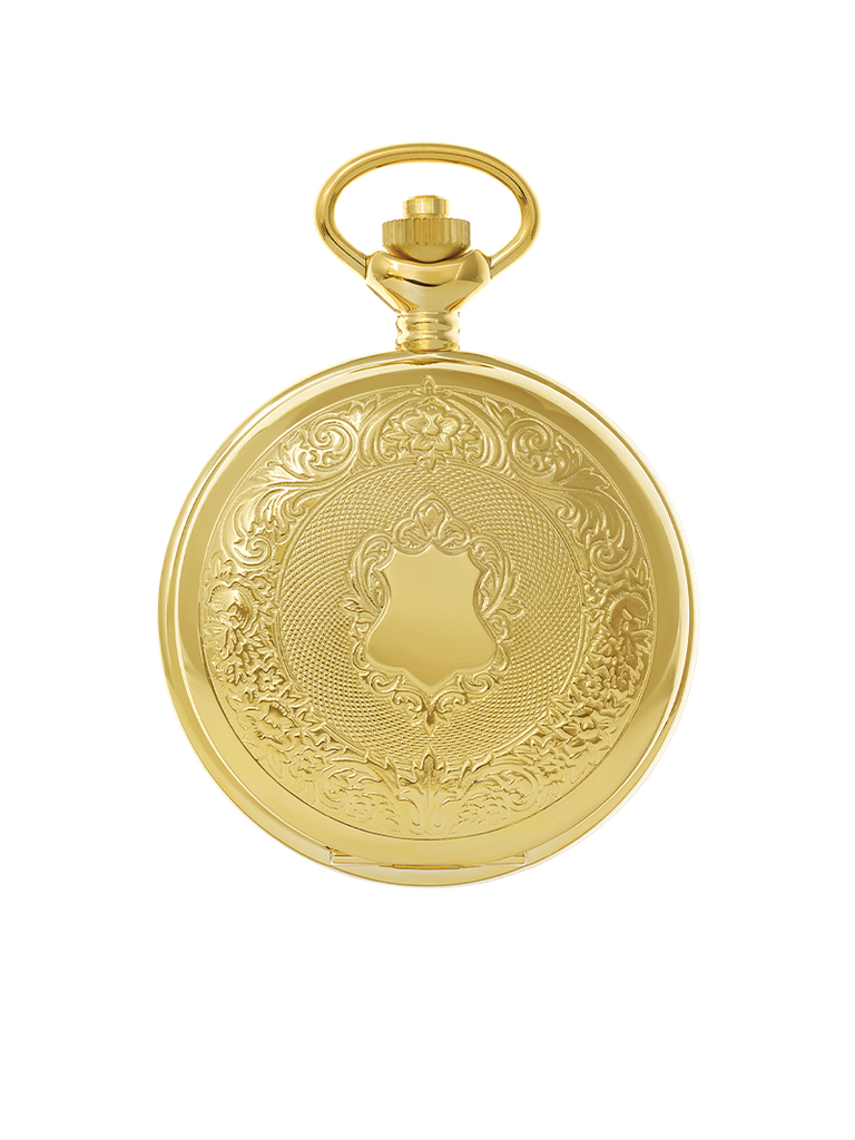 Case Gold Plated Dial White Dial Arabic 