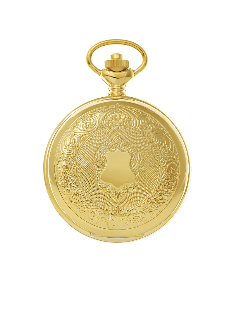 Case Gold Plated Dial White Dial Arabic 