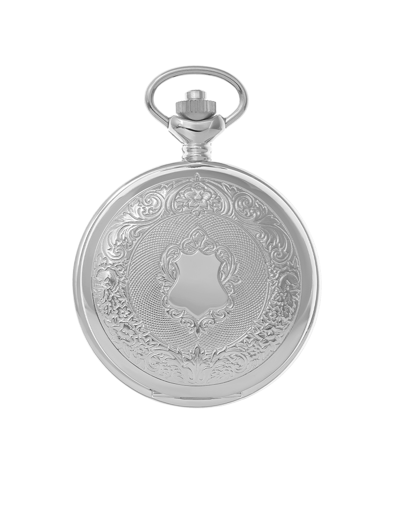 Case Rhodium Plated Dial White Dial Arabic 