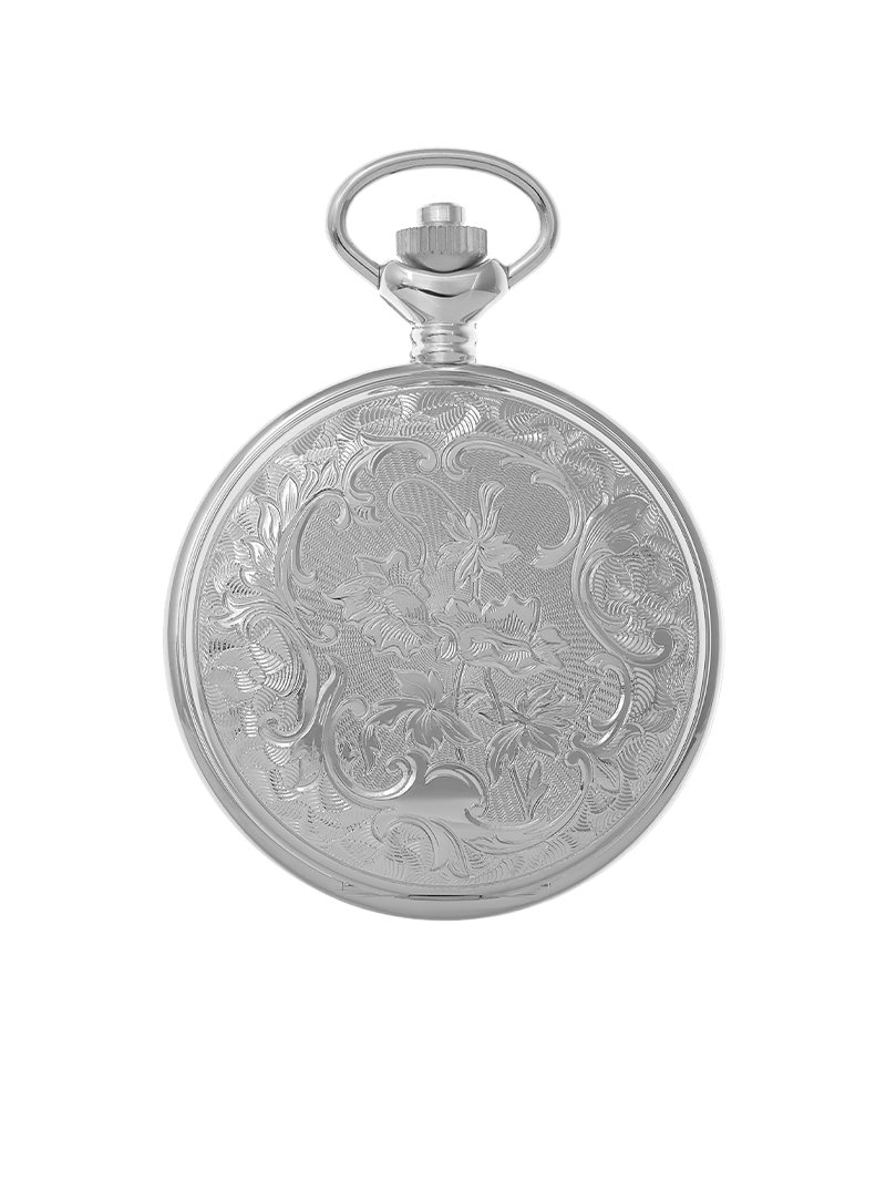Case Rhodium Plated Dial White Dial Roman 