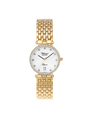 Case Gold Plated Stainless Steel Dial White Dial Diamond Bracelet