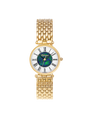Case Gold Plated Stainless Steel Dial Opal Dial Black Roman Bracelet