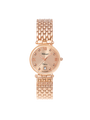 Case Rose Gold Plated Stainless Steel Dial Rose Dial Star Stone Bracelet