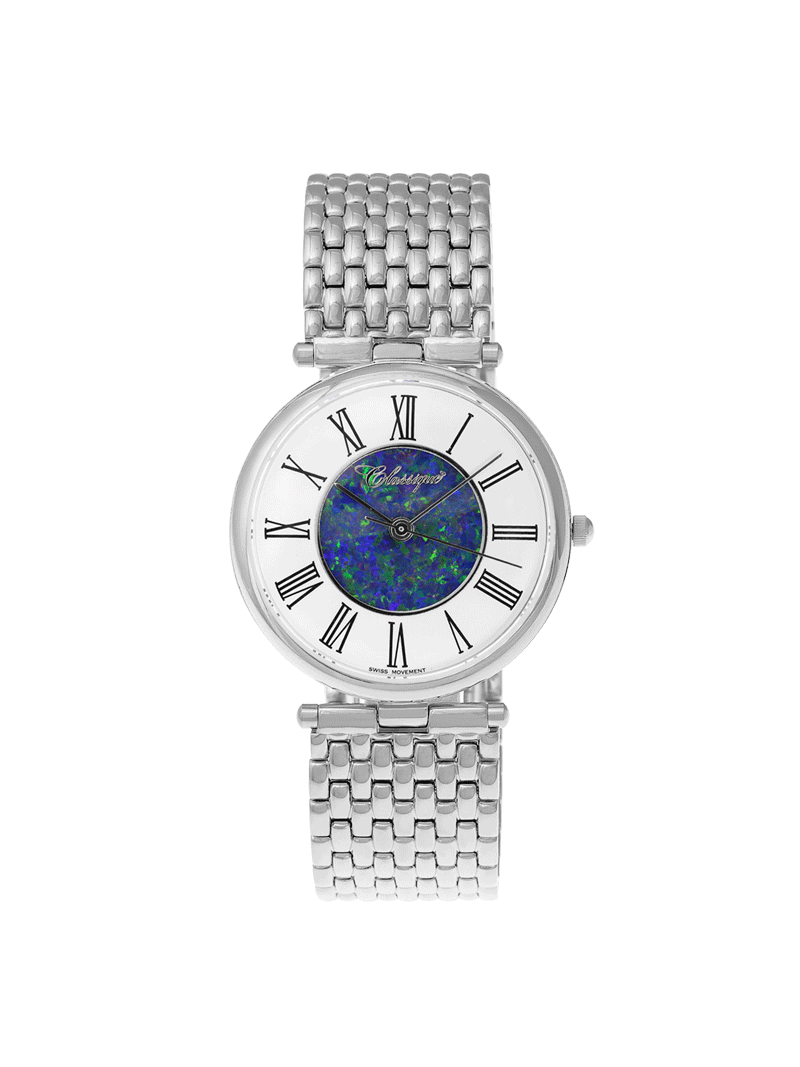 Case Stainless Steel Dial Opal Dial Black Roman Bracelet