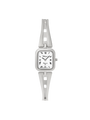 Case Stainless Steel Dial White Dial Black Roman Half Bangle
