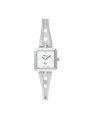 Case Stainless Steel Dial Silver Dial Silver Roman Half Bangle