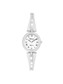 Case Stainless Steel Dial White Dial Black Roman Half Bangle