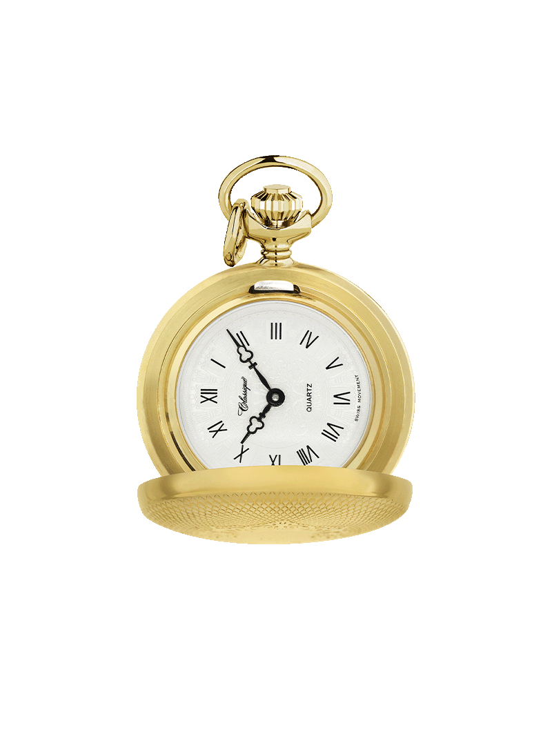 Case Gold Plated Dial White Dial Roman 