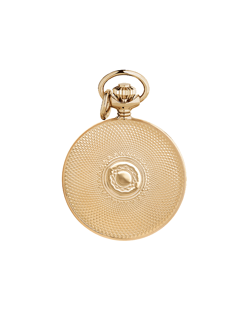 Case Rose Gold Plated Dial White Dial Roman 