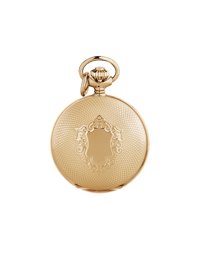 Case Rose Gold Plated Dial White Dial Roman 