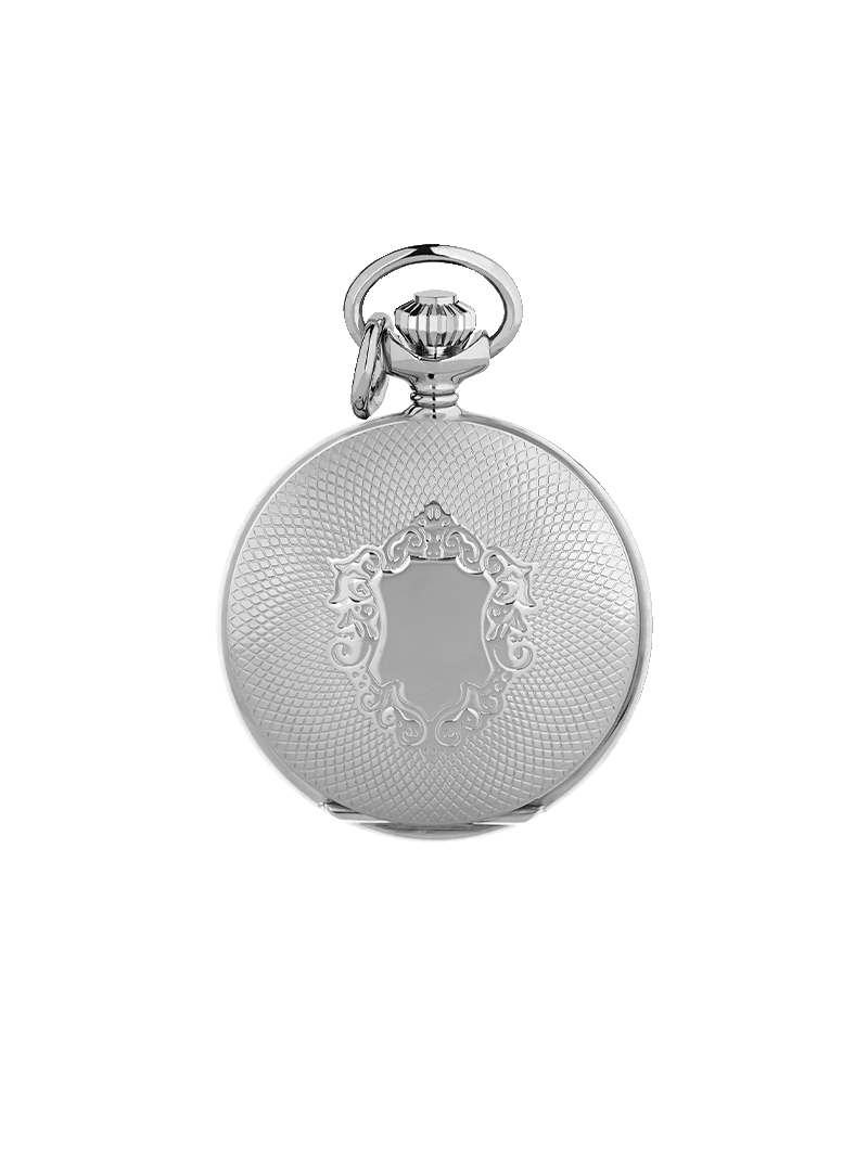 Case Rhodium Plated Dial White Dial Arabic 