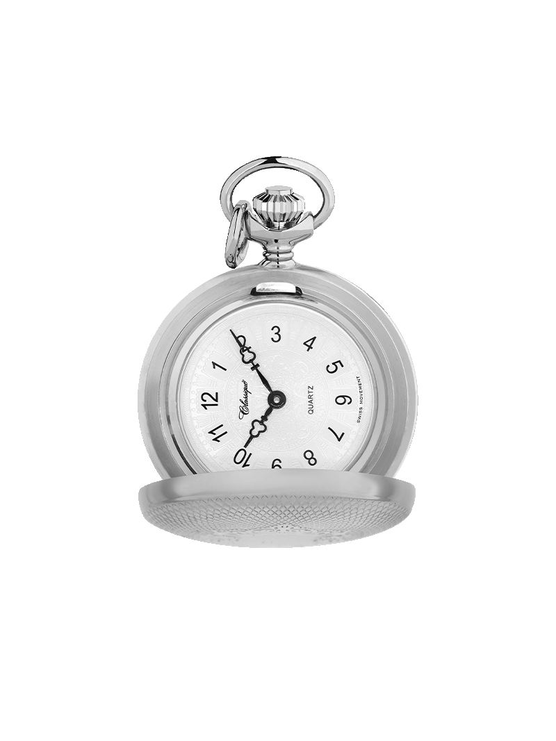 Case Rhodium Plated Dial White Dial Arabic 