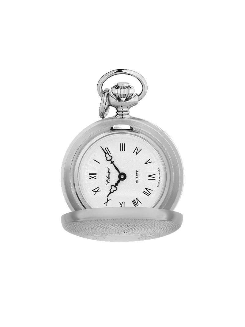 Case Rhodium Plated Dial White Dial Roman 