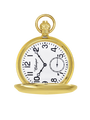 Case Gold Plated Dial White Dial Arabic 