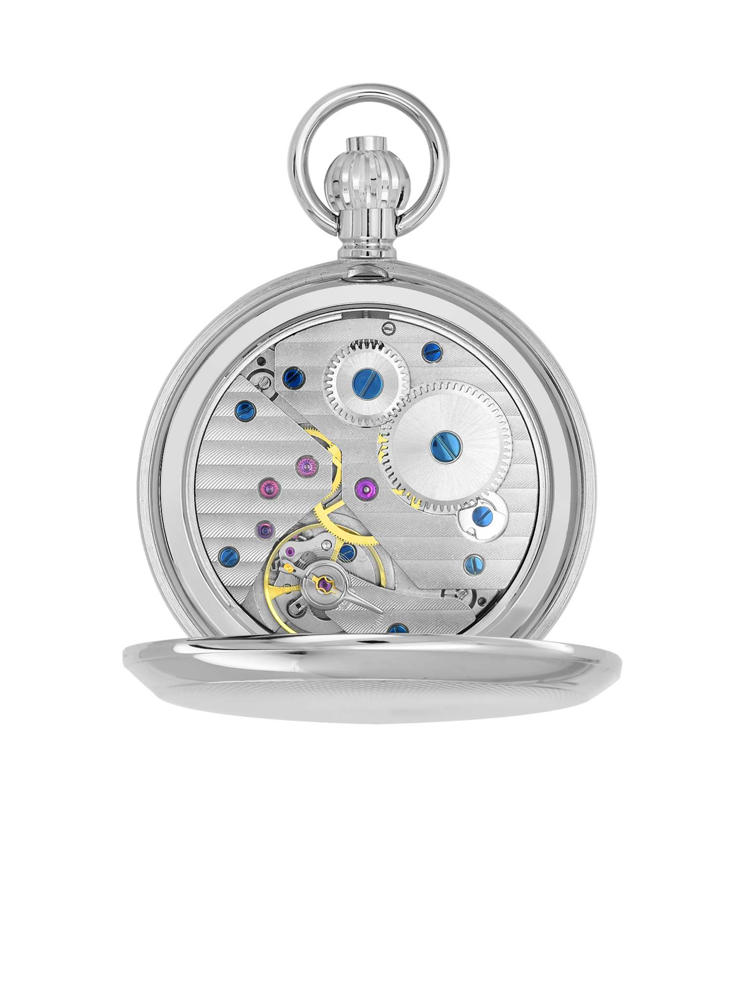 Case Rhodium Plated Dial White Dial Arabic 
