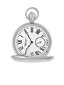 Case Rhodium Plated Dial White Dial Roman 