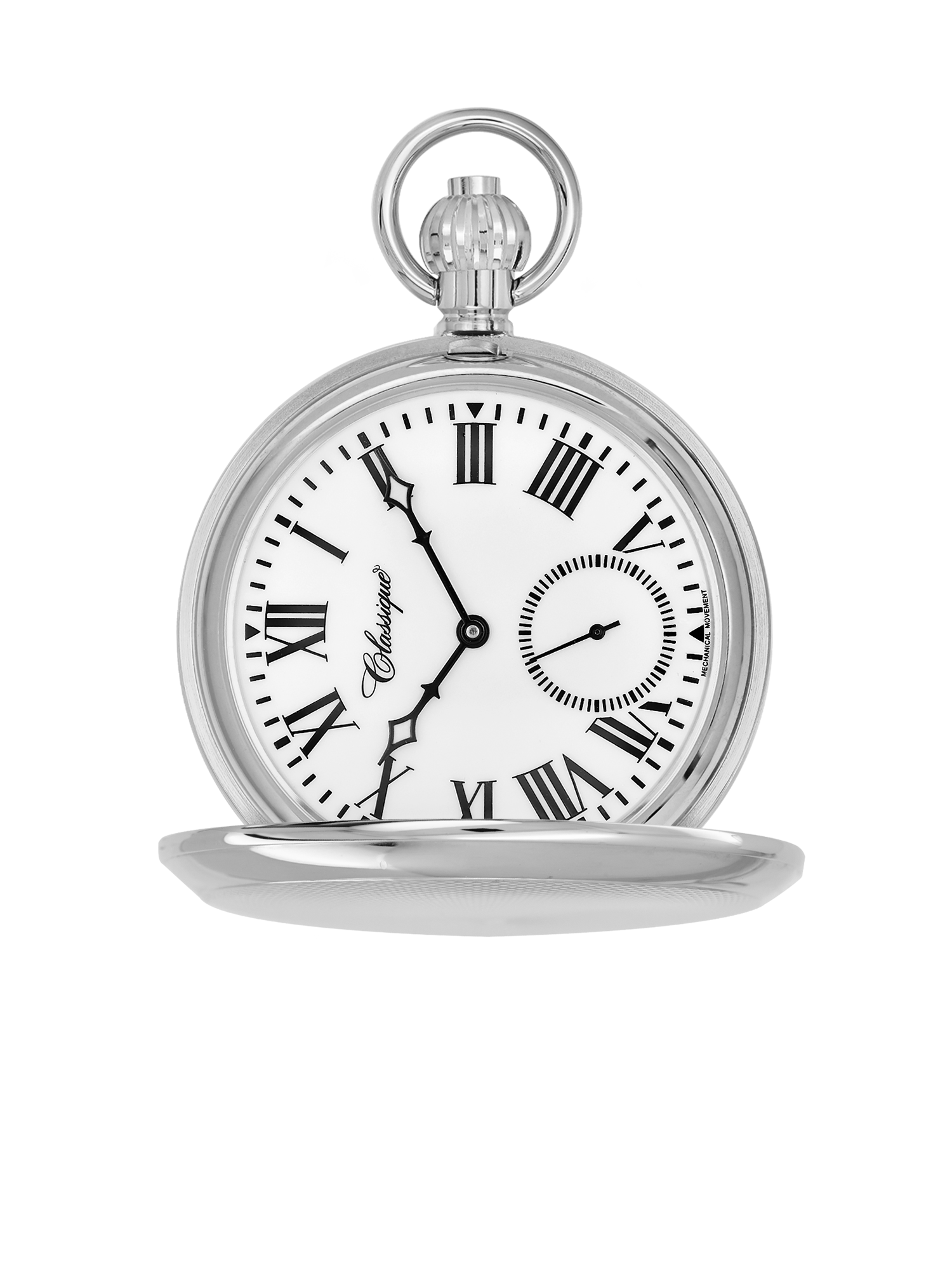 Case Rhodium Plated Dial White Dial Roman 