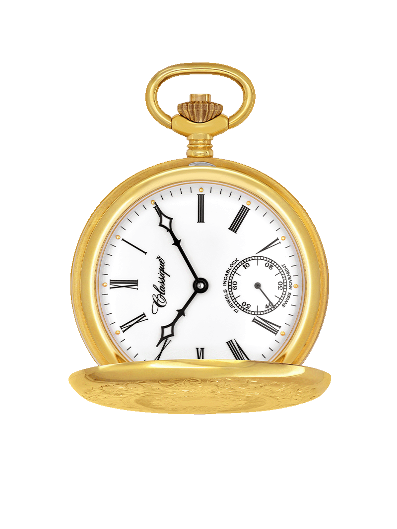 Case 18ct Gold Dial White Dial Roman 