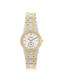 Case Two Tone Gold Plated Stainless Steel Dial White Dial Champagne Roman Bracelet