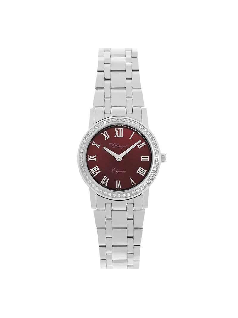 Case Stainless Steel Dial Brown Dial Silver Roman Bracelet