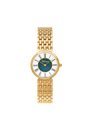 Case Gold Plated Stainless Steel Dial Opal Dial Black Roman Bracelet