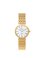 Case Gold Plated Stainless Steel Dial White Dial Black Roman Bracelet