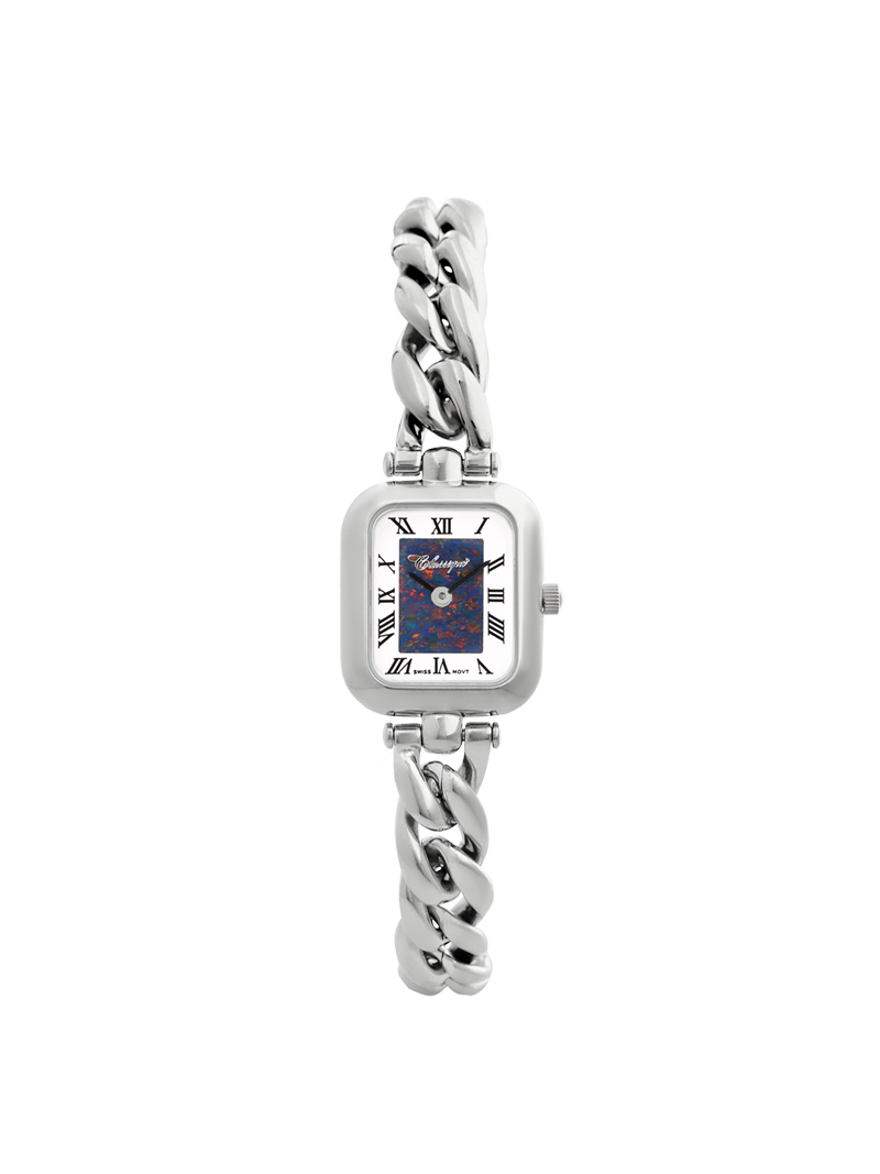 Case Stainless Steel Dial Opal Dial Black Roman Bracelet