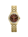 Case Gold Plated Stainless Steel Dial Brown Dial Champagne Roman Bracelet