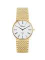 Case Gold Plated Stainless Steel Dial White Dial Black Roman Bracelet