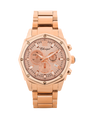 Case Rose Gold Plated Stainless Steel Dial Rose Dial Baton Bracelet