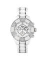 Case Stainless Steel White Ceramic Dial White Dial Diamond Bracelet