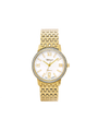 Case Gold Plated Stainless Steel Dial White Dial Champagne Roman Bracelet