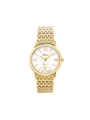 Case Gold Plated Stainless Steel Dial White Dial Champagne Roman Bracelet