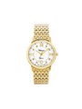 Case Gold Plated Stainless Steel Dial White Dial Star Stone Bracelet