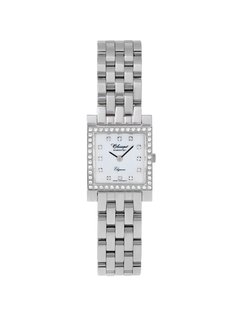 Case Stainless Steel Dial White Dial Diamond Bracelet