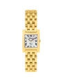 Case Gold Plated Stainless Steel Dial Mother of Pearl Dial Black Roman Bracelet