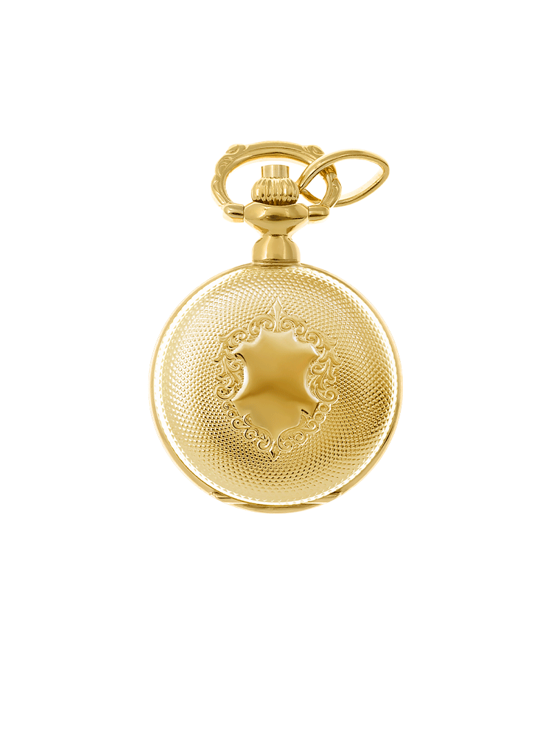 Case Gold Plated Dial White Dial Roman 