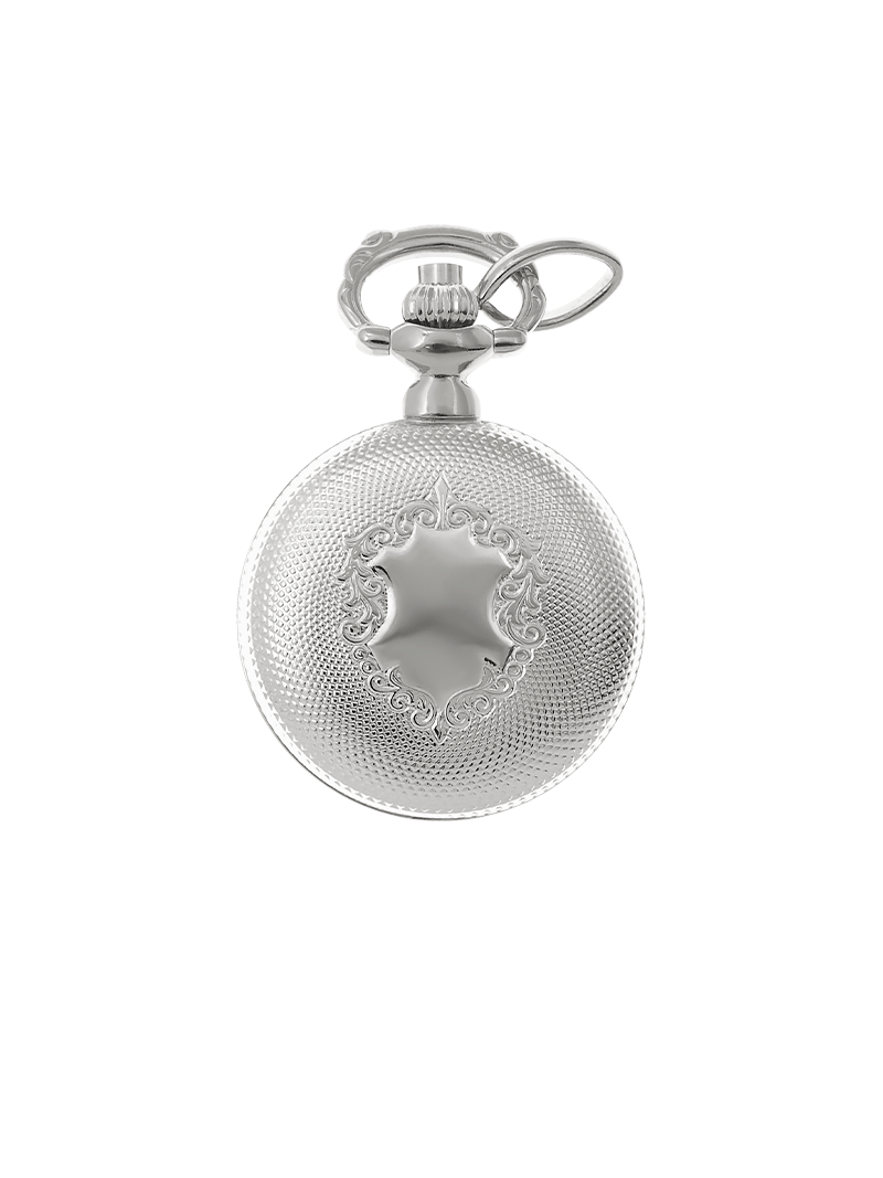 Case Rhodium Plated Dial White Dial Roman 