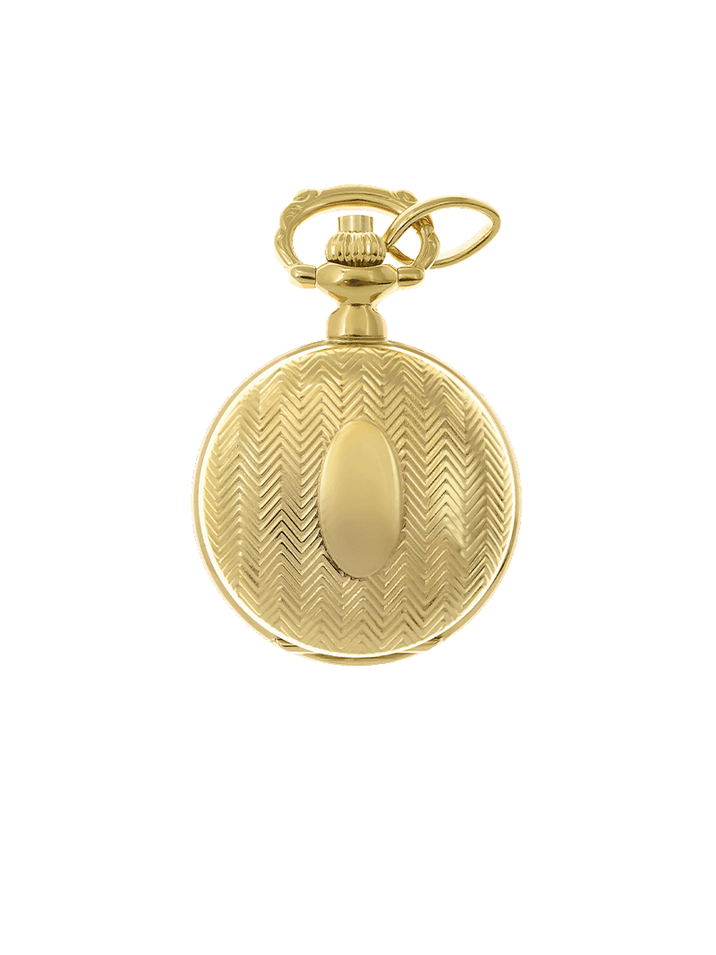 Case Gold Plated Dial White Dial Roman 