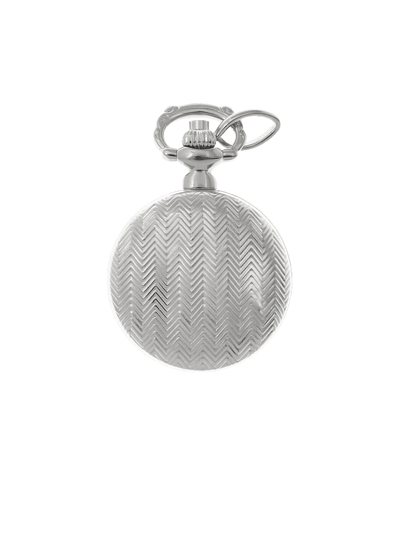 Case Rhodium Plated Dial White Dial Arabic 