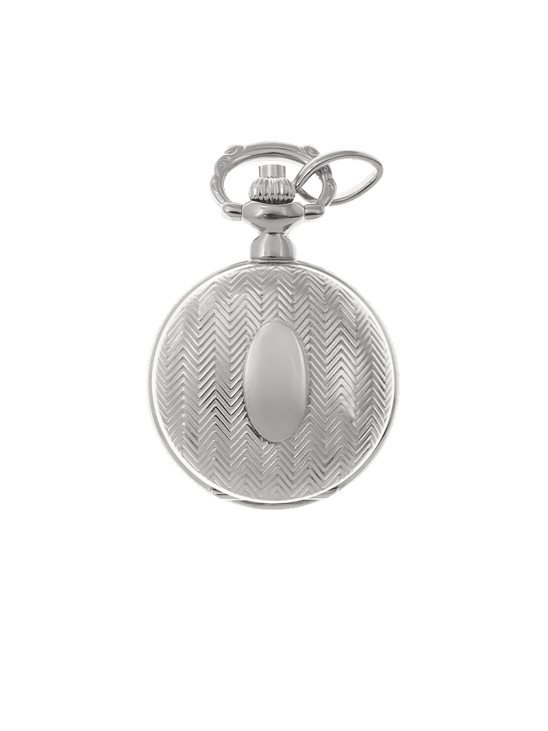 Case Rhodium Plated Dial White Dial Roman 