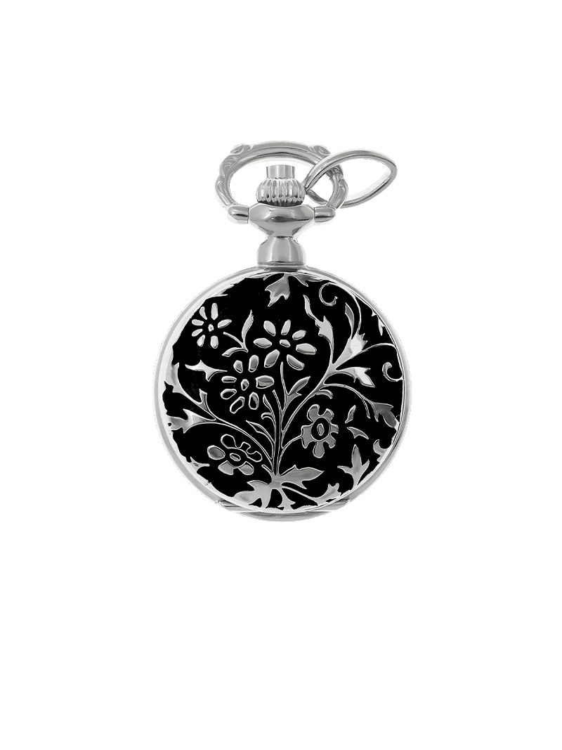 Case Rhodium Plated Dial White Dial Arabic 