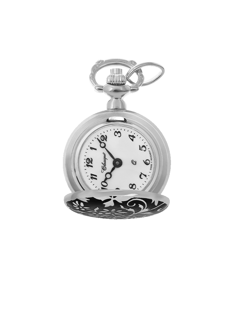 Case Rhodium Plated Dial White Dial Arabic 