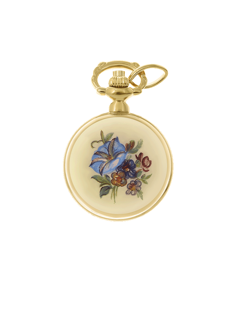 Case Gold Plated Dial White Dial Arabic 