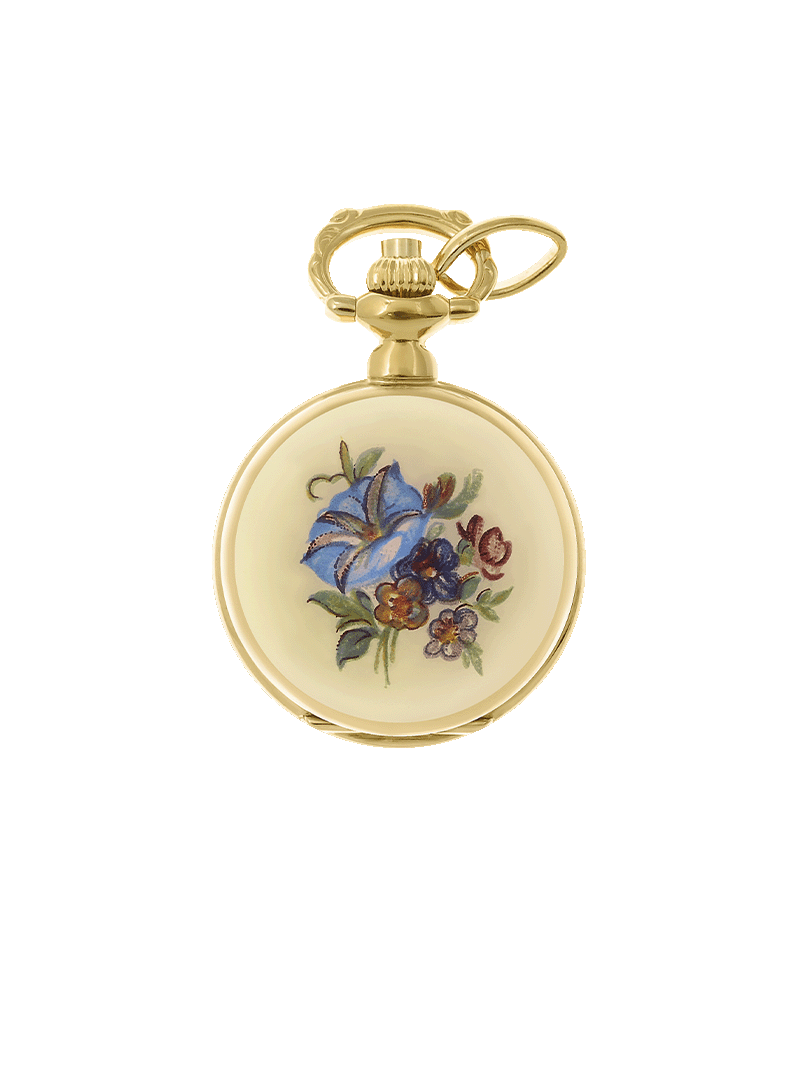 Case Gold Plated Dial White Dial Arabic 