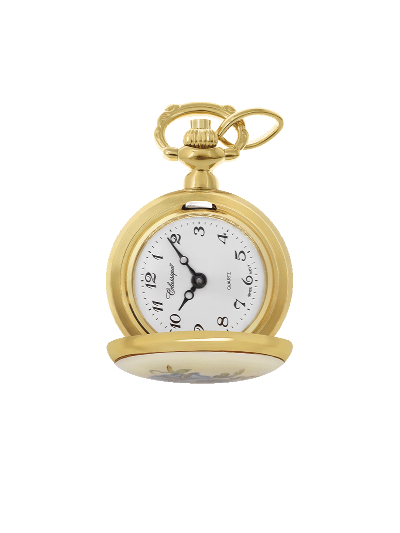 Case Gold Plated Dial White Dial Arabic 